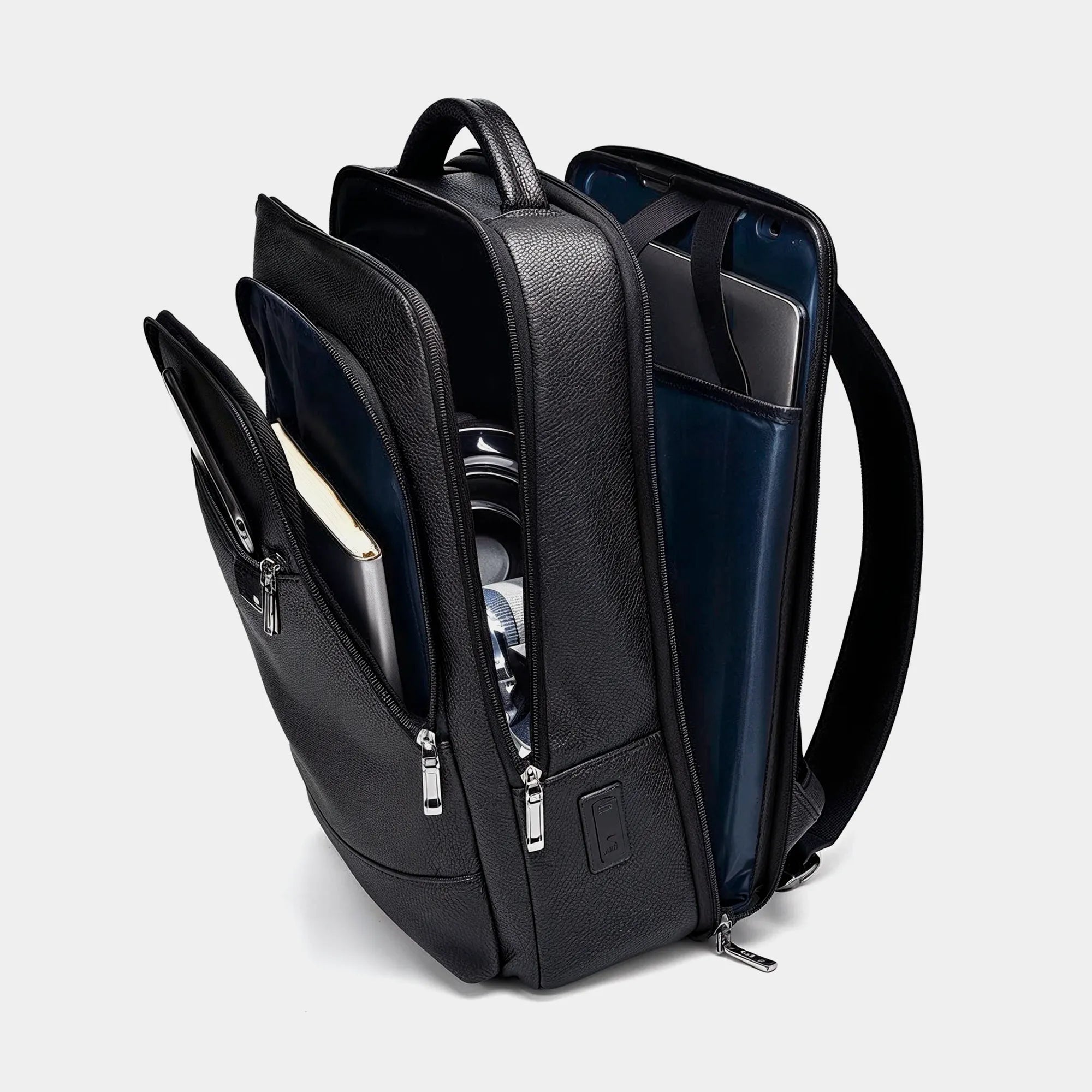 Waterproof Leather Executive Backpack T03 - Trostoo