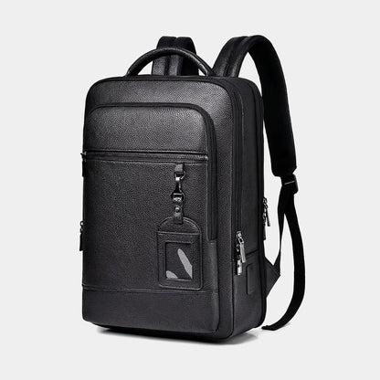 Waterproof Leather Executive Backpack T03 - Trostoo