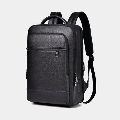Waterproof Leather Executive Backpack T03 - Trostoo