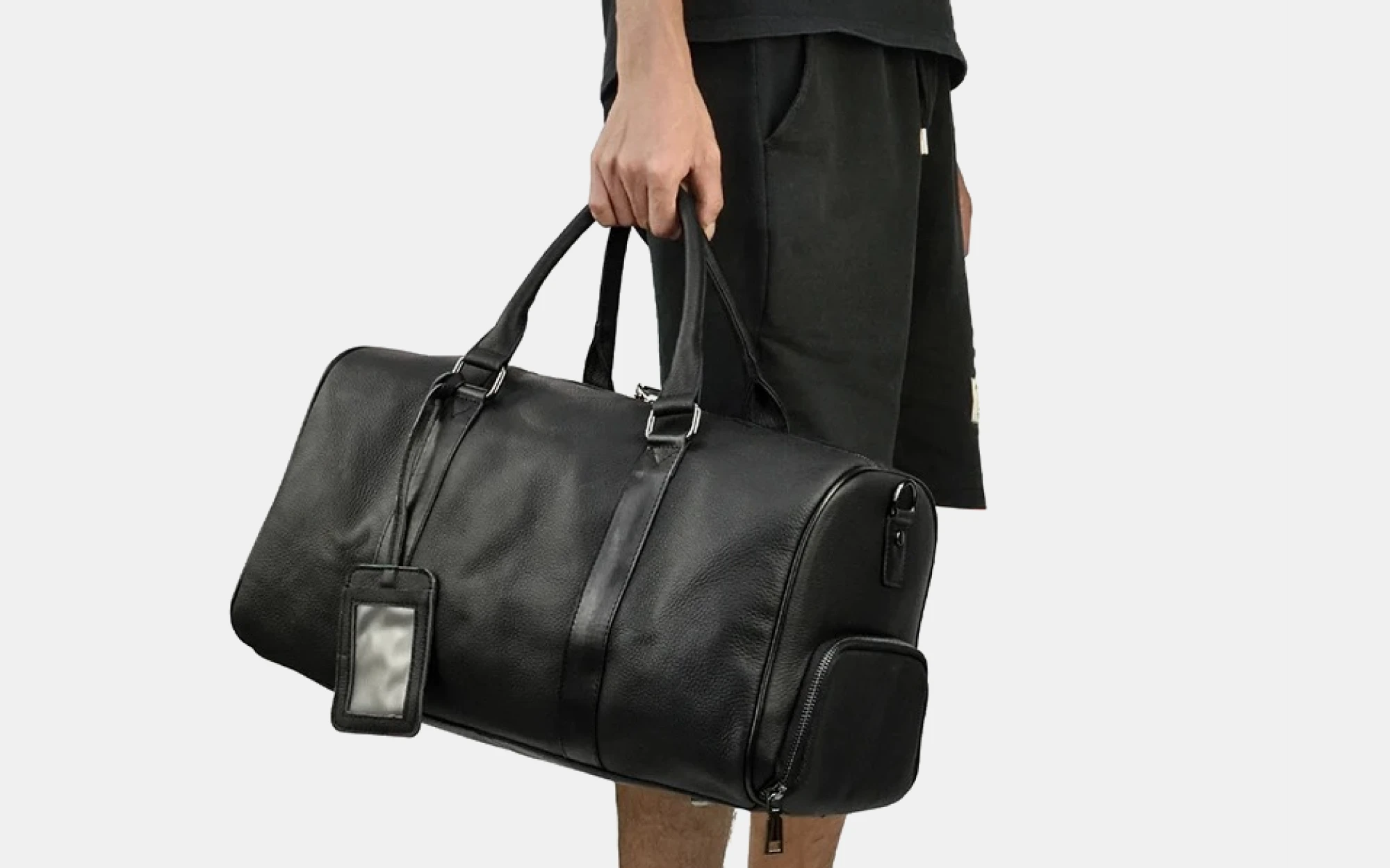 Leather Duffel Bag D02