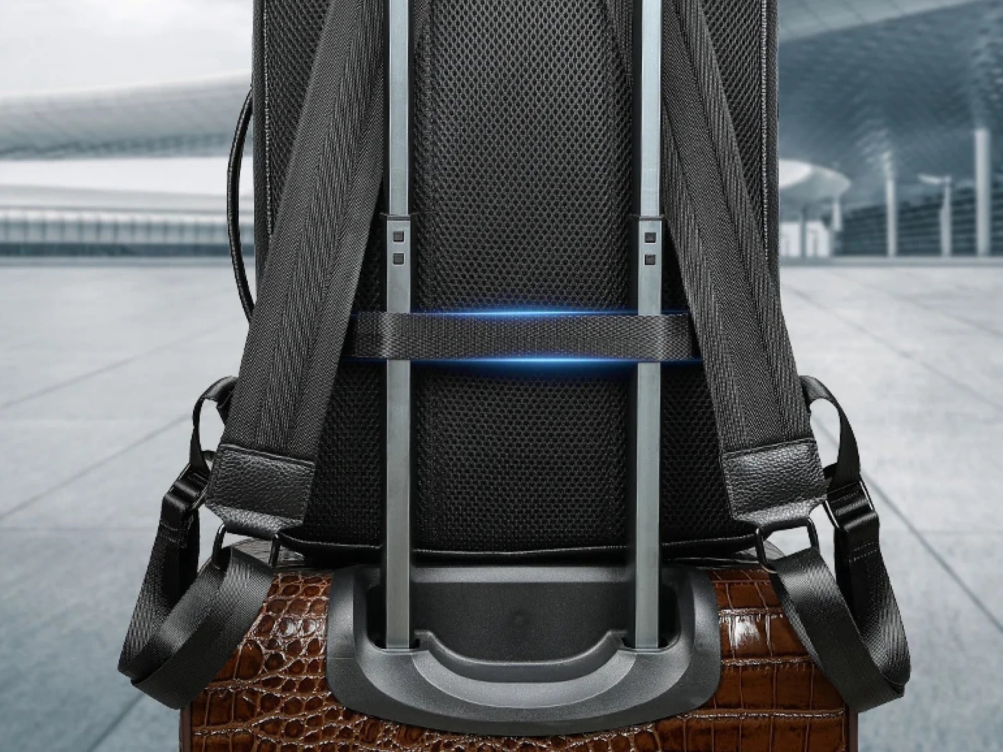 Leather Executive Backpack T09