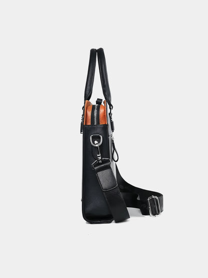 Leder Laptop Aktentasche P06