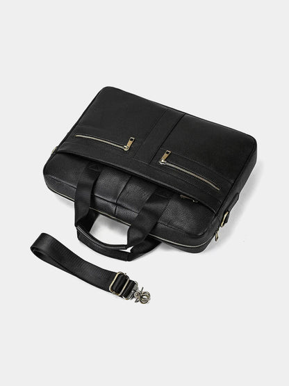 Leder-Laptop-Aktentasche P01