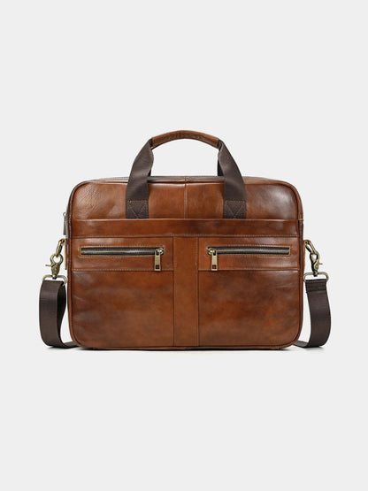 Leder-Laptop-Aktentasche P01