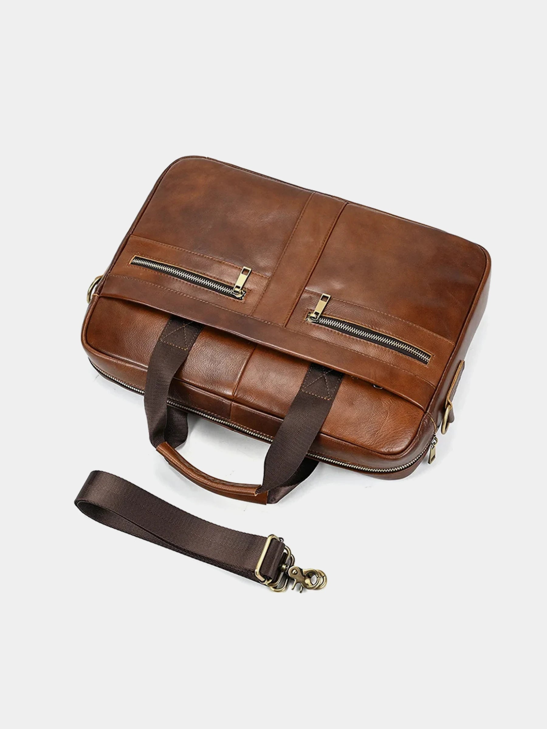 Leder-Laptop-Aktentasche P01