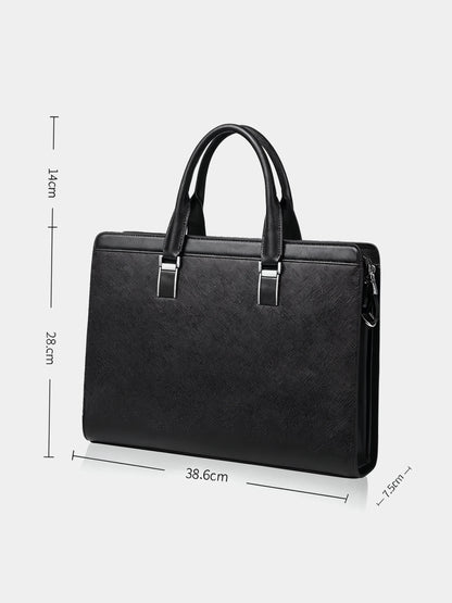 Leder-Laptop-Aktentasche P10