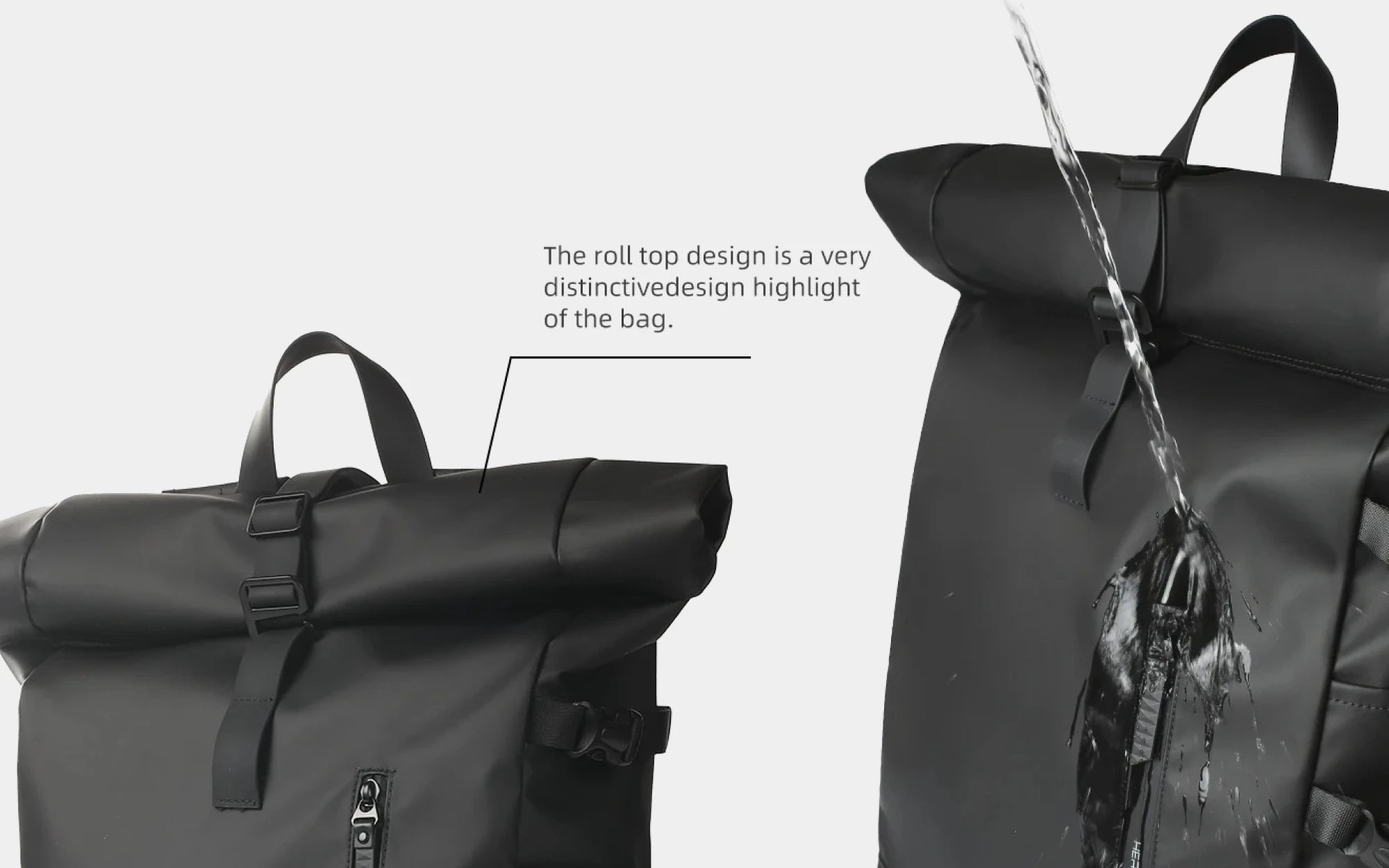 Rolltop Travel Backpack T11