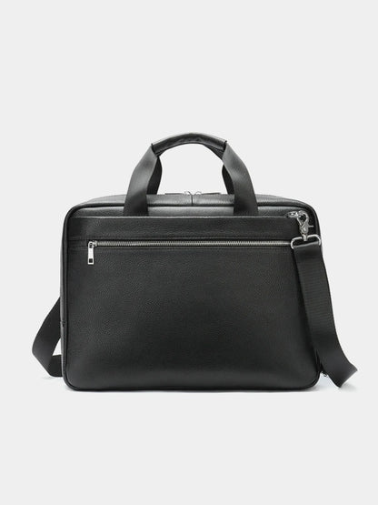 Schlanke Laptop-Aktentasche aus Leder P03