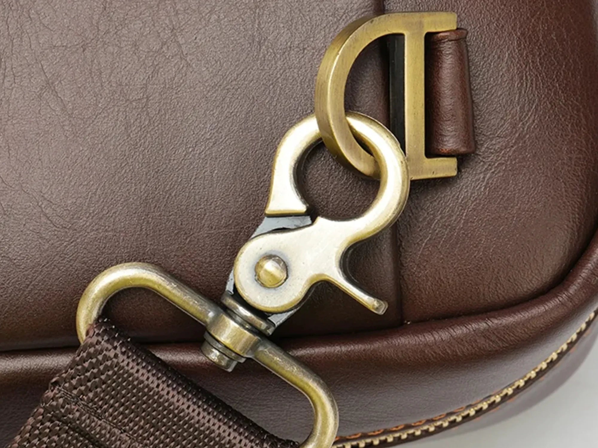 Slim Leather Laptop Briefcase P03